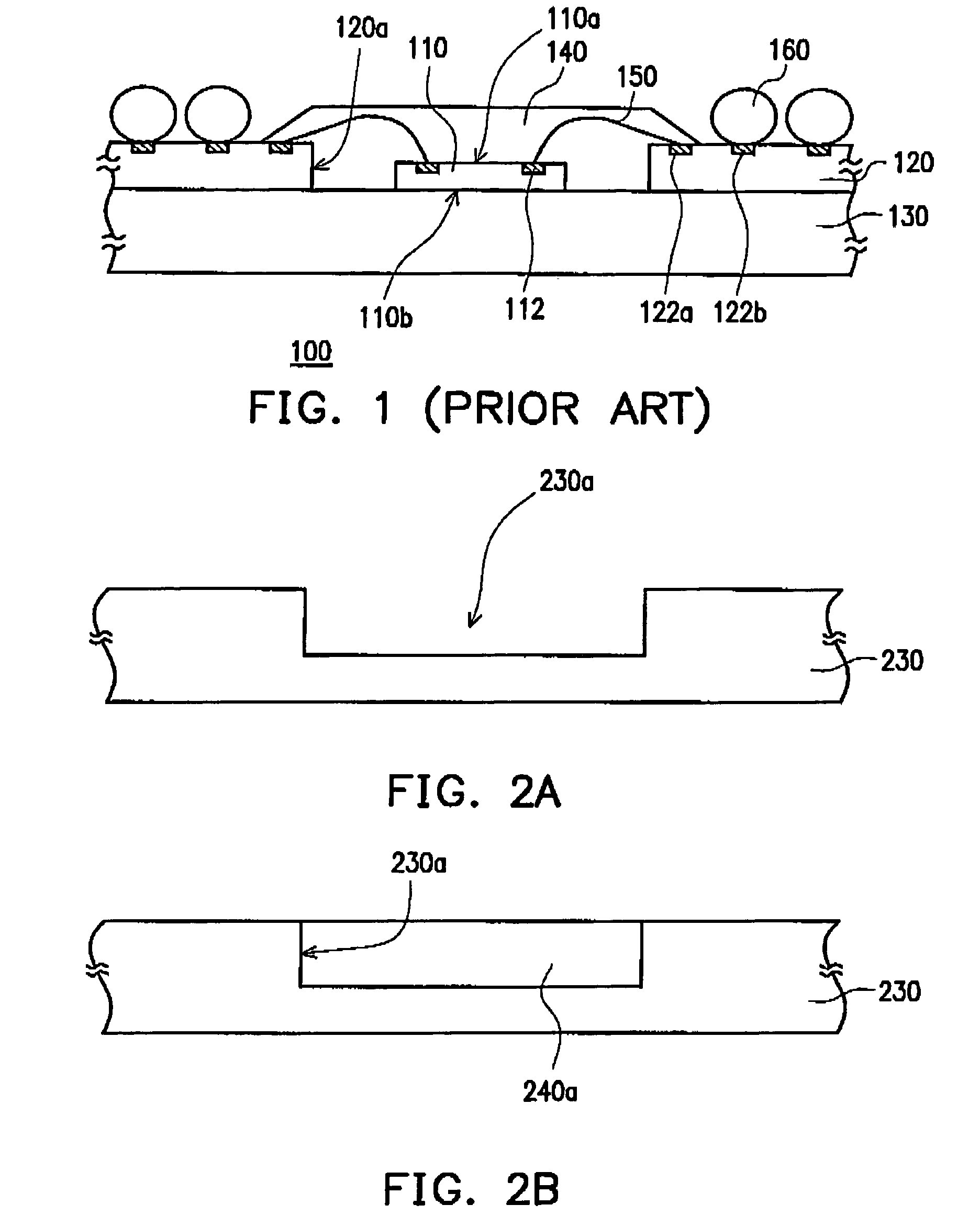 Chip package structure and chip packaging process