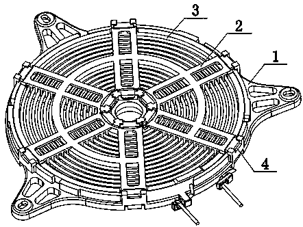 Glue-free environmental protection line reel