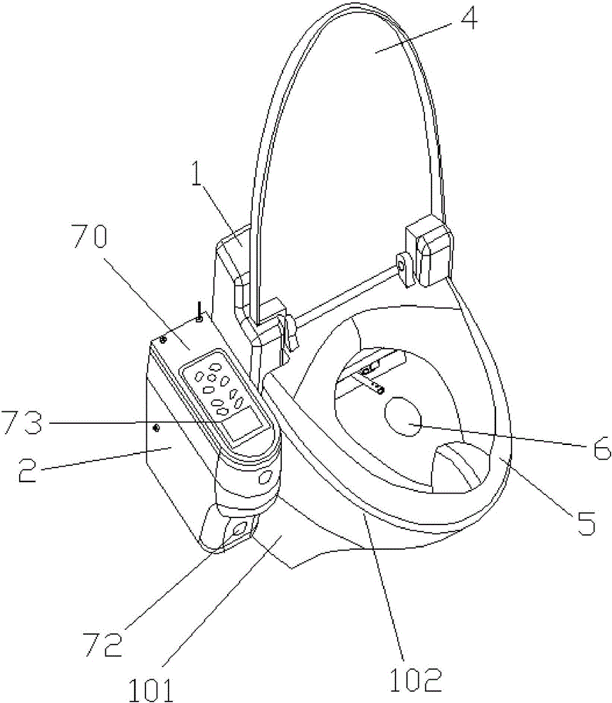 A quick-drying energy-saving smart toilet