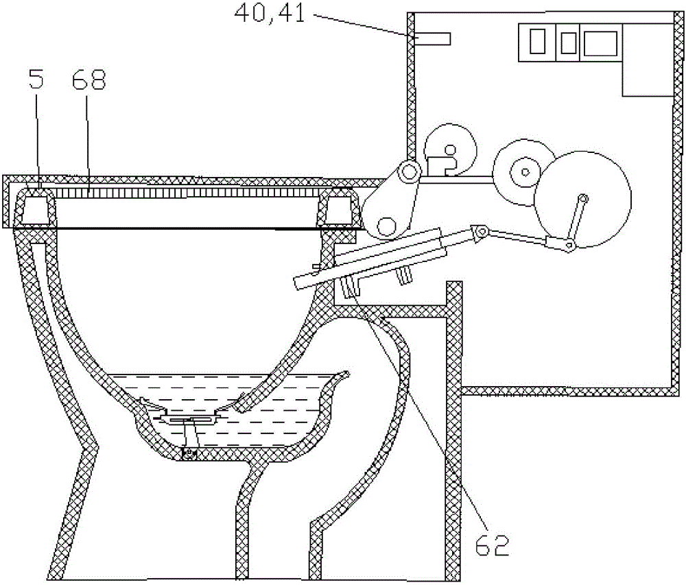 A quick-drying energy-saving smart toilet