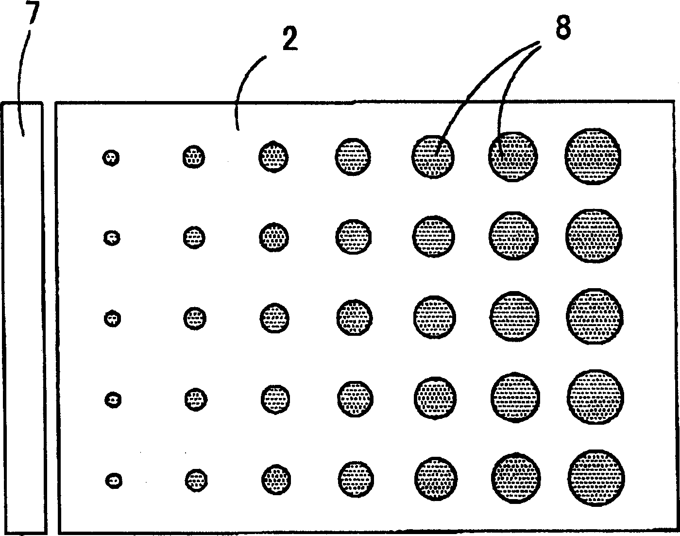 Optical film, diffusion chip, reflection plate, surface light source device and liquid crystal device