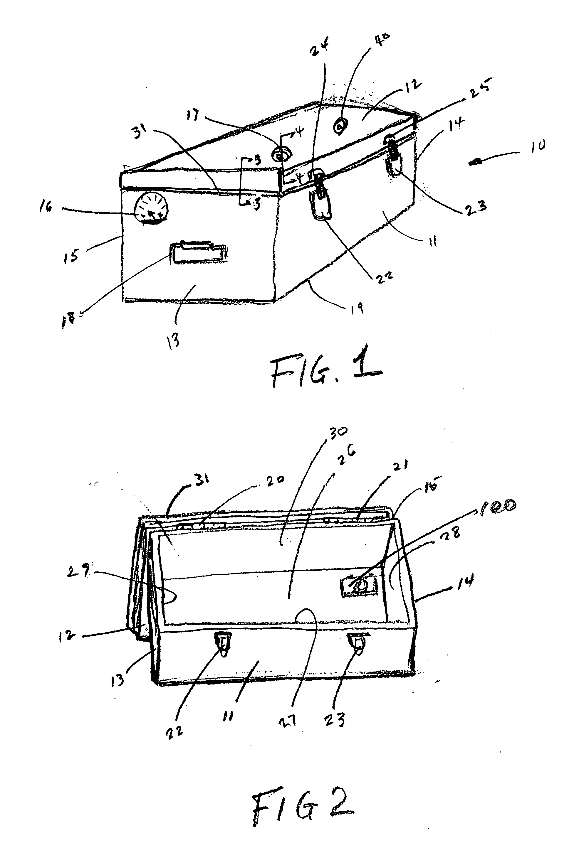 Hermetically sealed storage containers