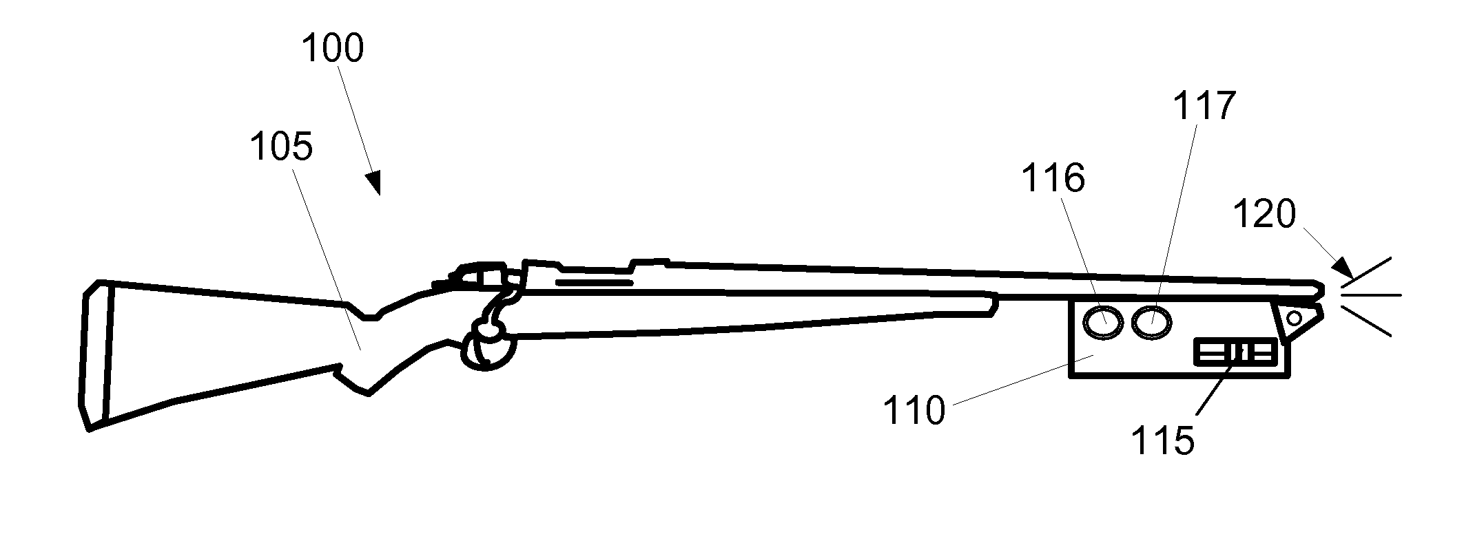 Firearm flame thrower combination