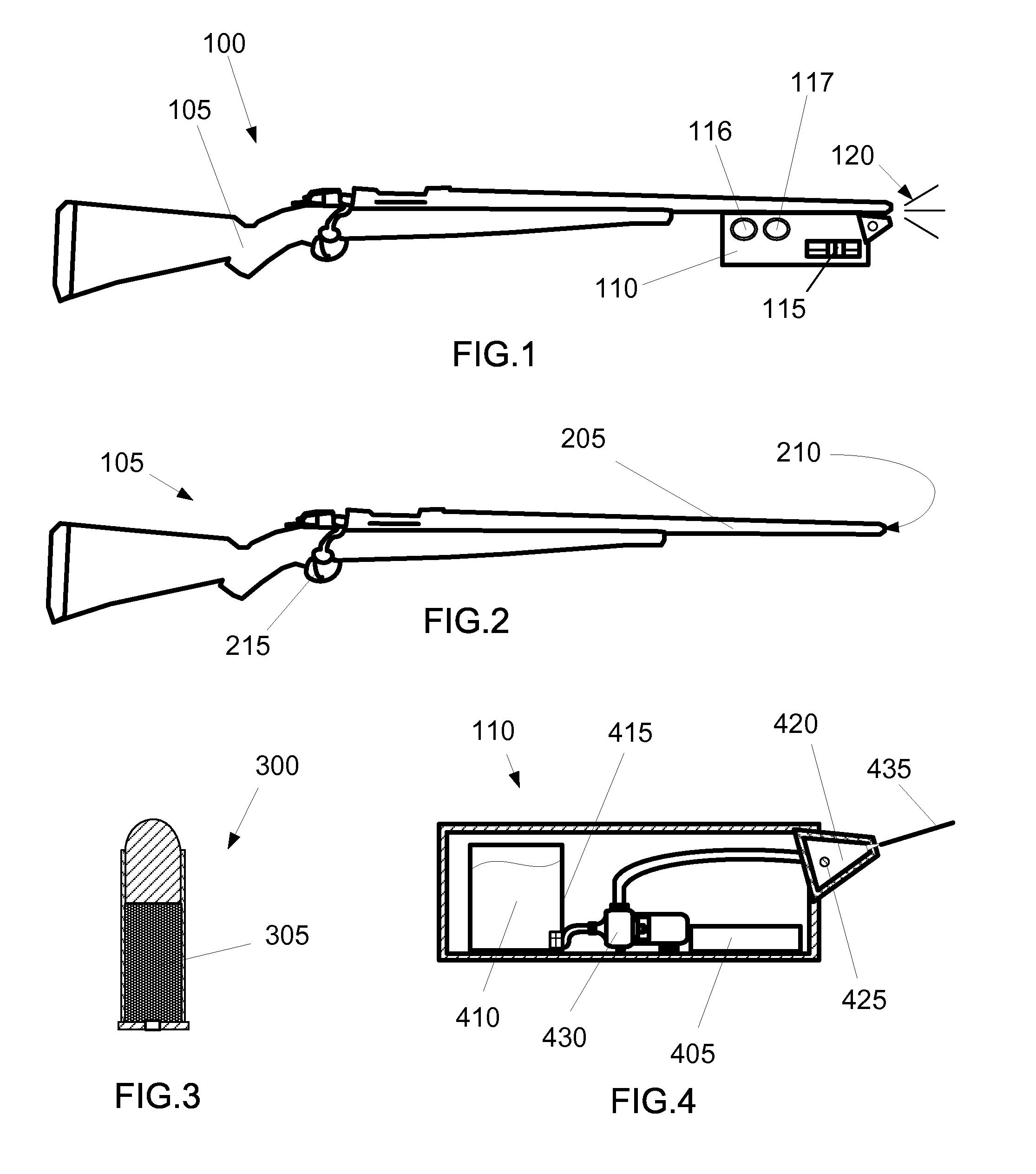 Firearm flame thrower combination