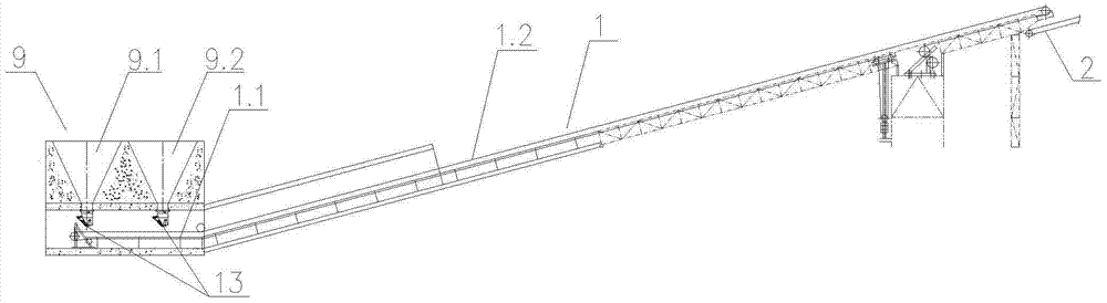 A three-dimensional automatic feeding and conveying system