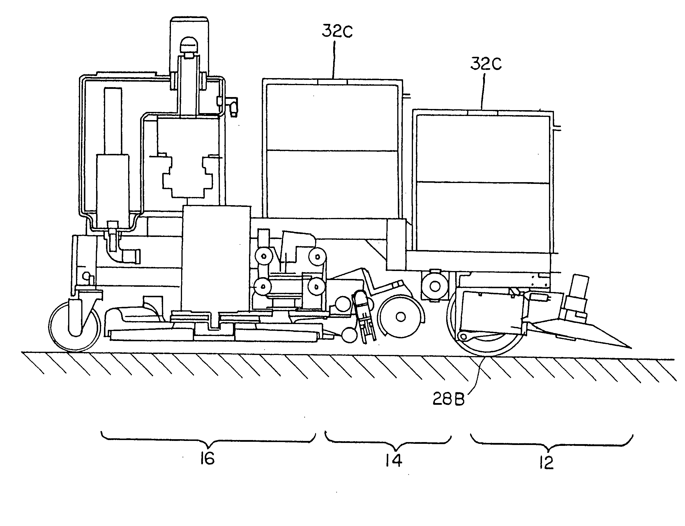 Floor cleaning apparatus with control circuitry