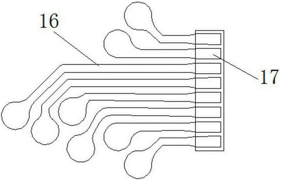 Binding gold finger compensation method