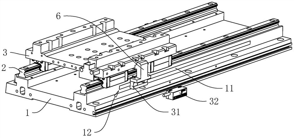 Grating ruler installation device and method