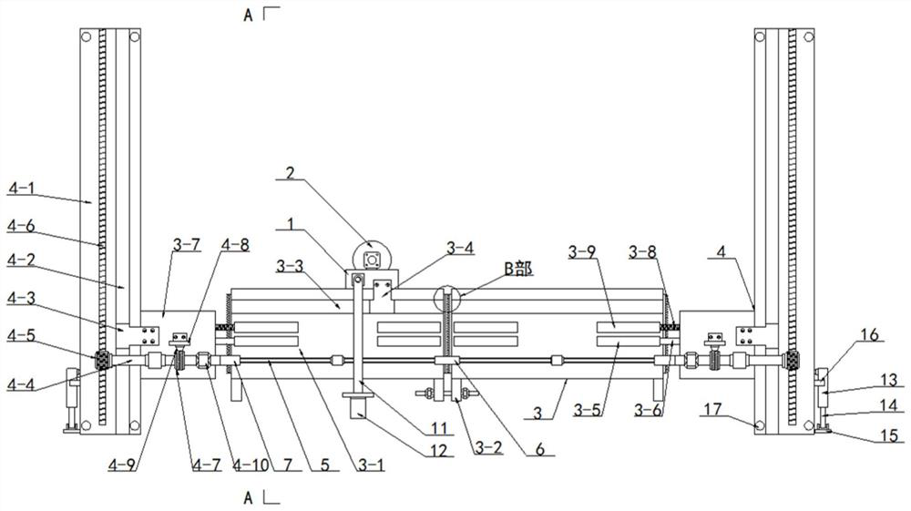 Wall surface polishing device for building decoration