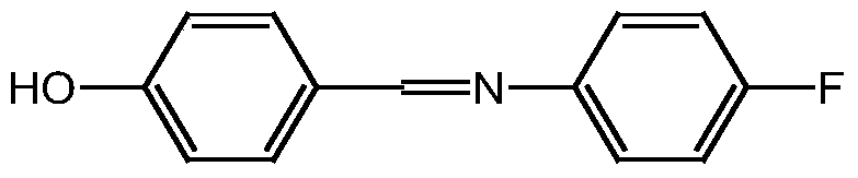 4-[(4- fluorophenylimino) methyl]-phenol related substance detection method and application thereof