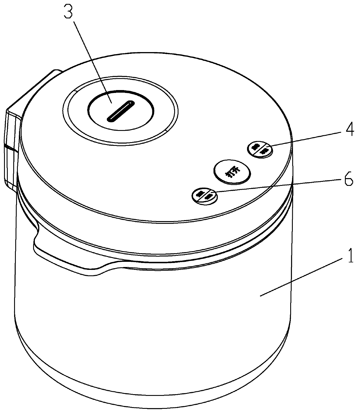 Electric heating switch circuit of porridge and rice dual-purpose electric cooker