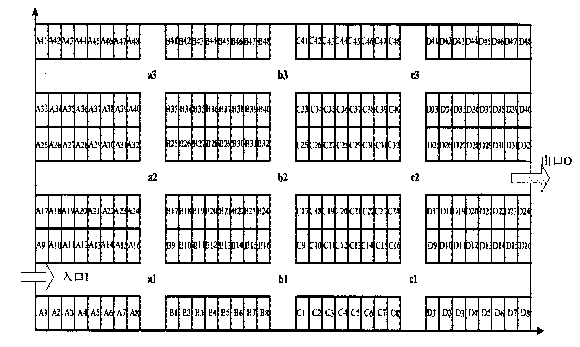 Intelligent parking lot parking space guiding mechanism algorithm based on best parking space model