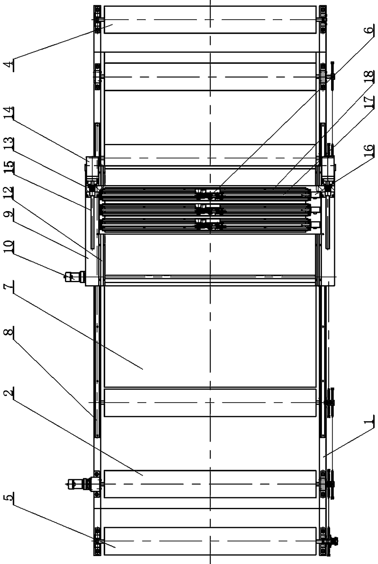 Automatic pattern pasting and pressing device for cloth