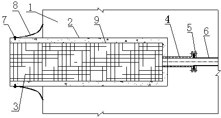 Method and device for bottom drainage and seepage of film-laying anti-seepage phosphogypsum yard