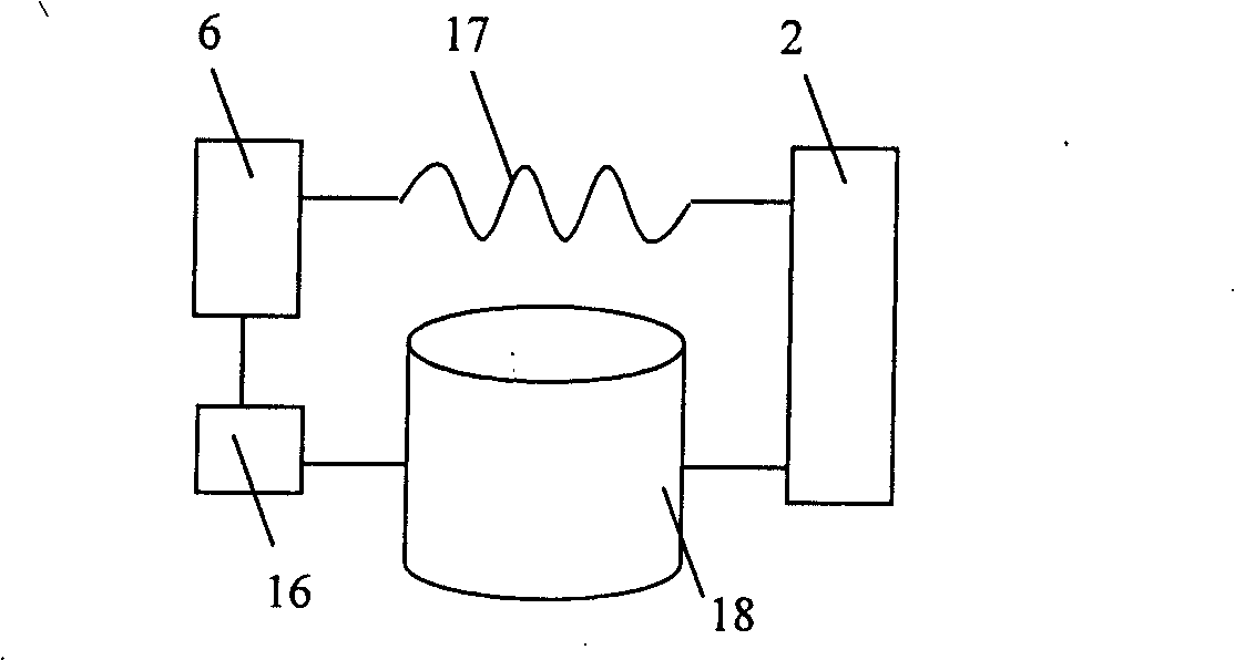 Air internal-circulating low-noise air conditioner