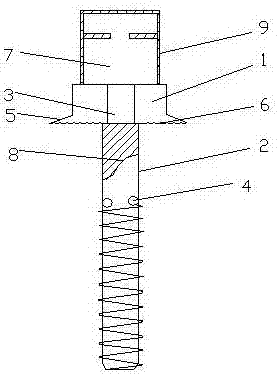 Special anti-skid bolt