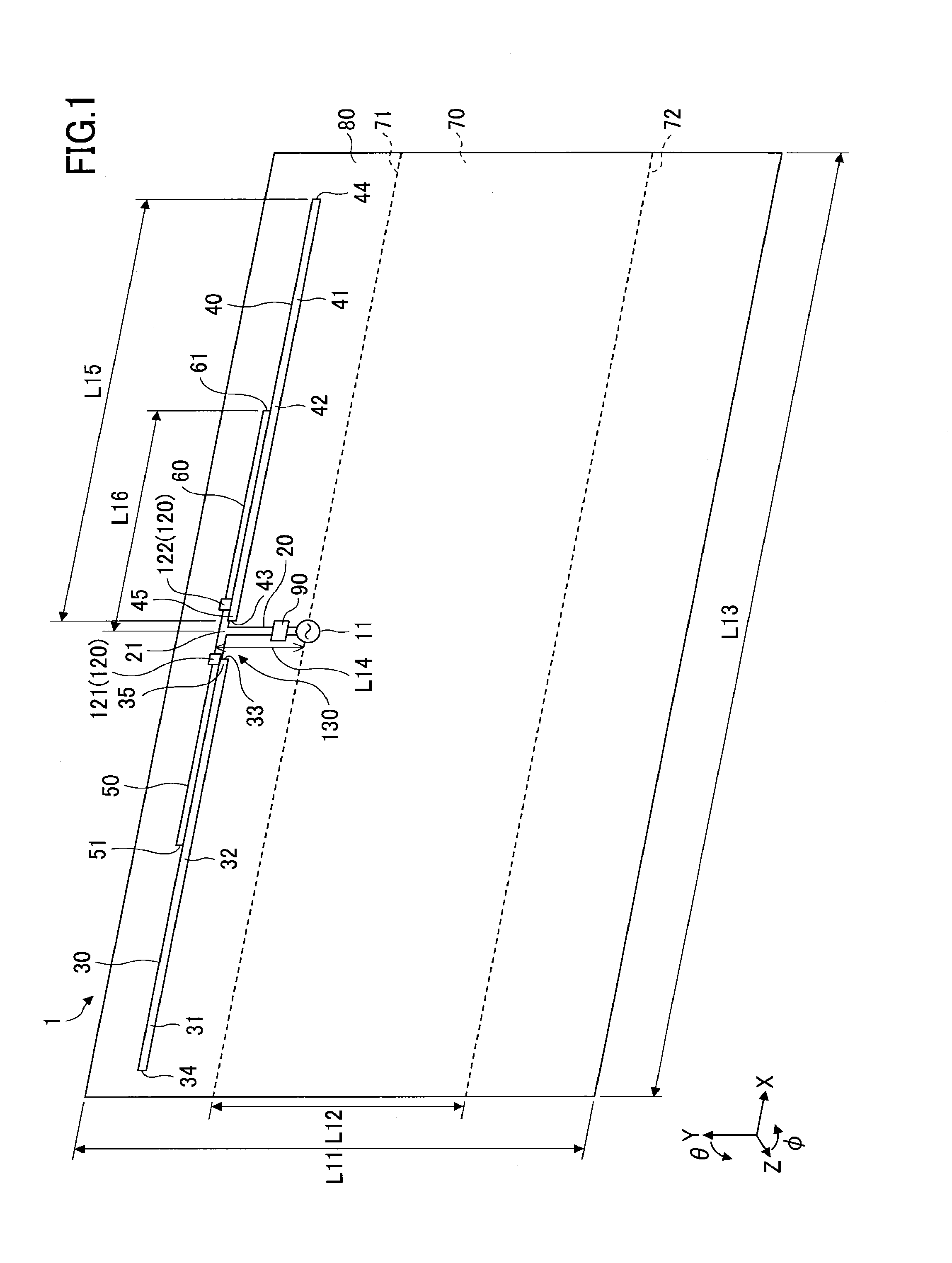 Antenna, antenna device, and wireless device