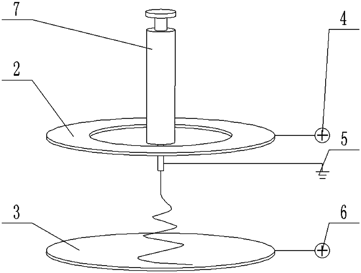 Induction field intensity enhancement device and method for tip of electrostatic spinning spray head