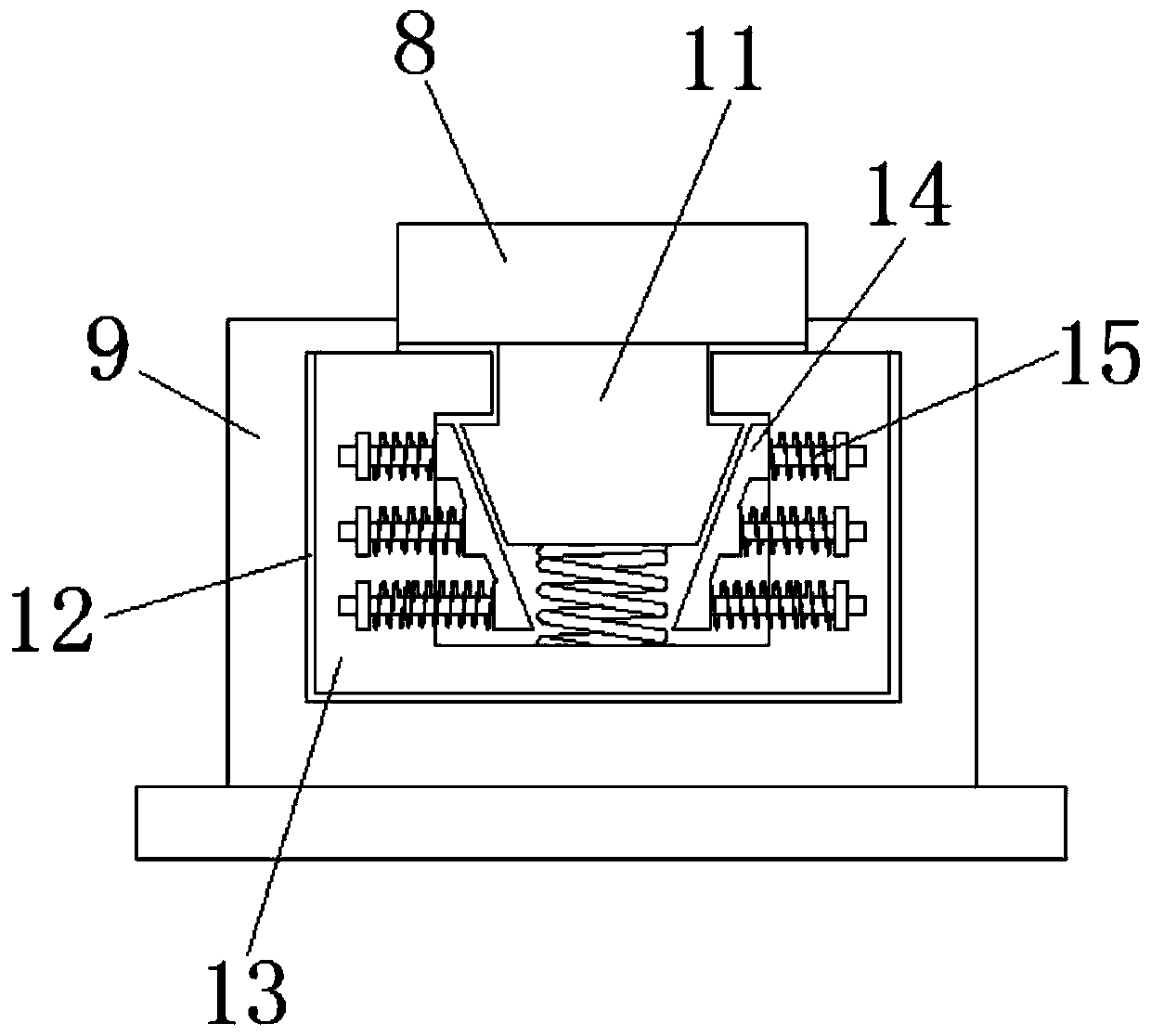 Vehicle floor structure convenient to clean