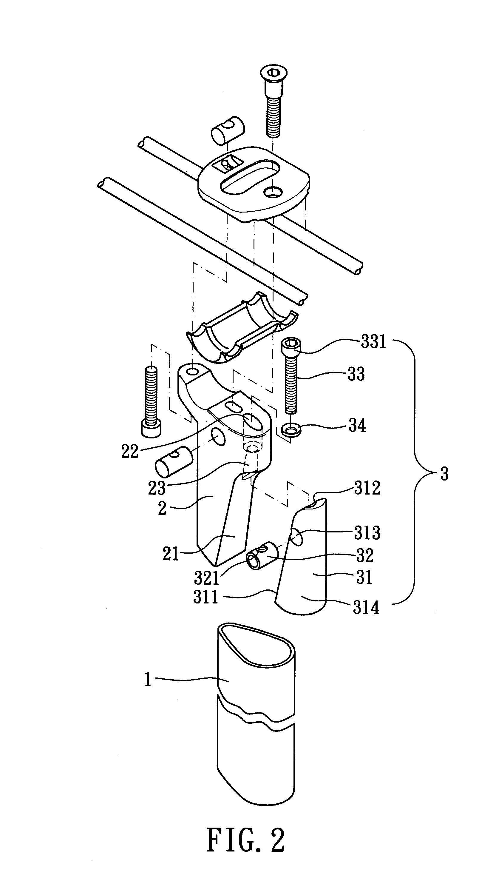 Seat support structure of a bicycle