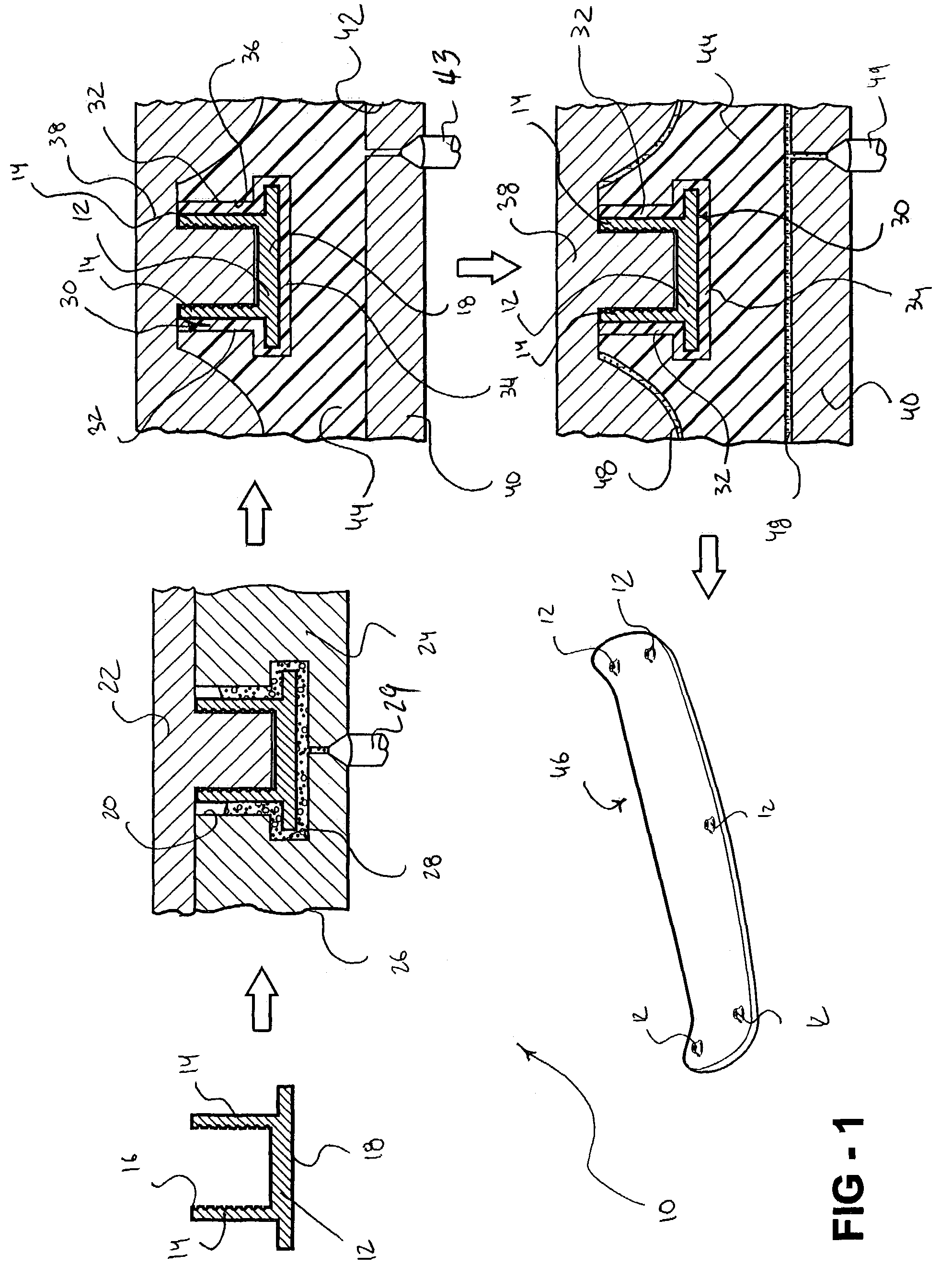 Method of making part having insert assembly