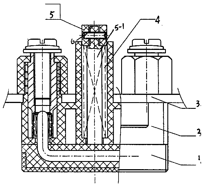 Wire spring electric connector