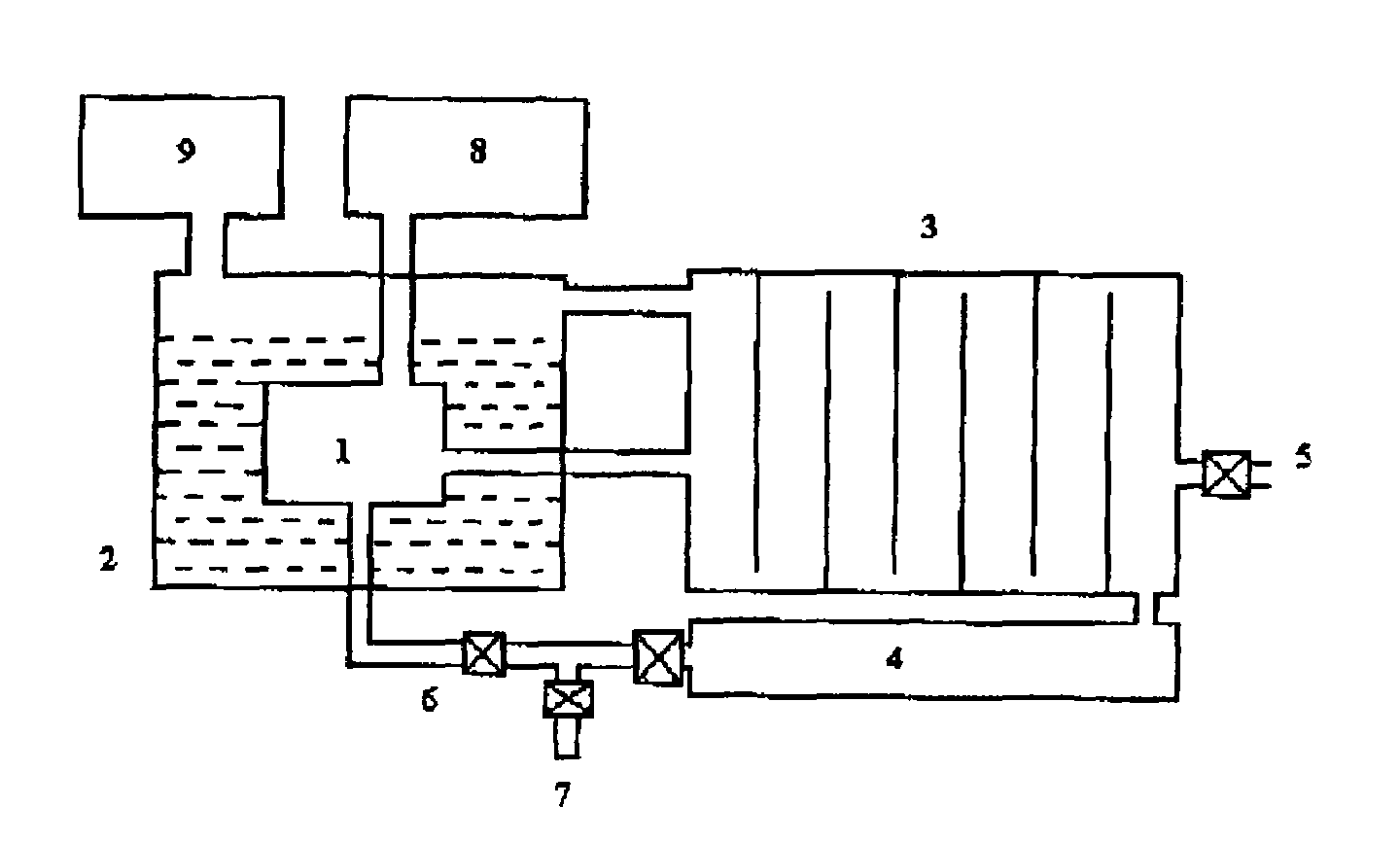 Device for production of hydrogen from effluents of internal combustion engines