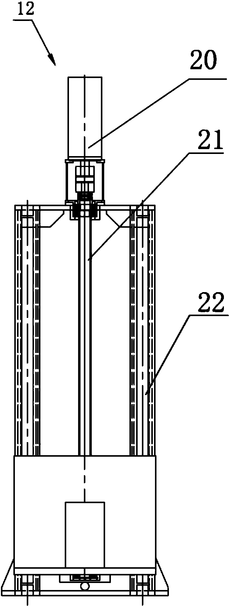 Perpendicular planar motion mechanism for hydrodynamic model test