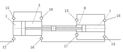 Hydraulic reciprocating compression air pump with quantified and variable pressurization functions