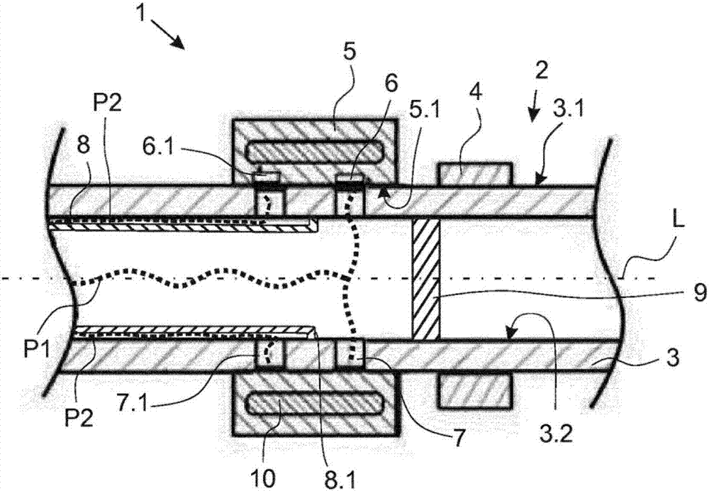 Camshaft segment with camshaft bearing