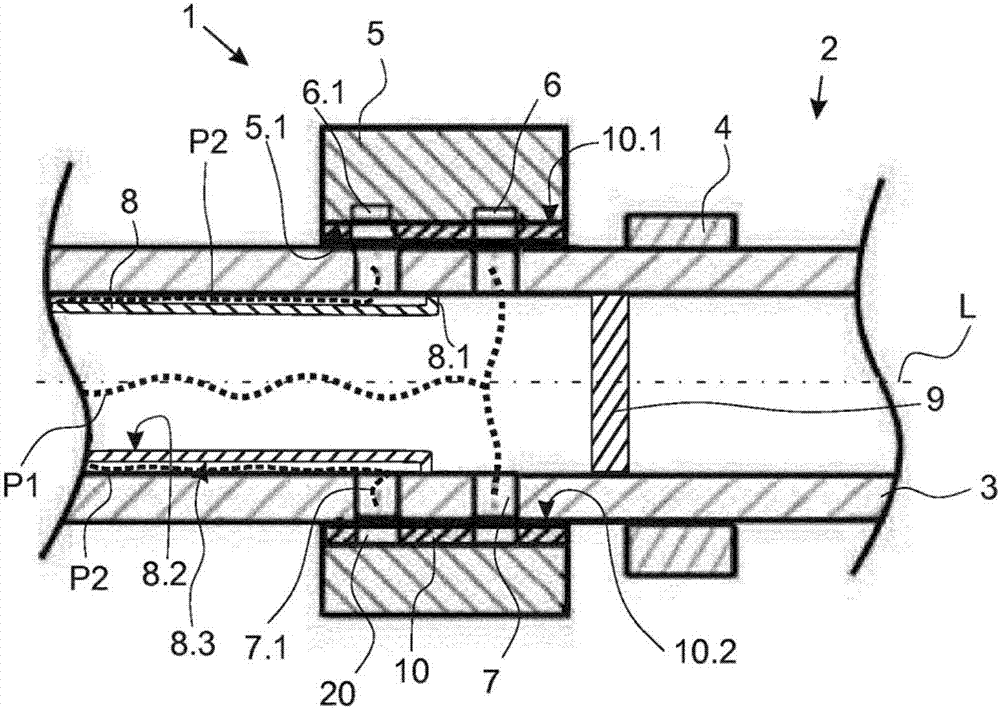 Camshaft segment with camshaft bearing