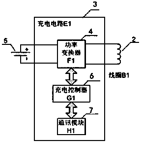 Electric automobile charging gun structure