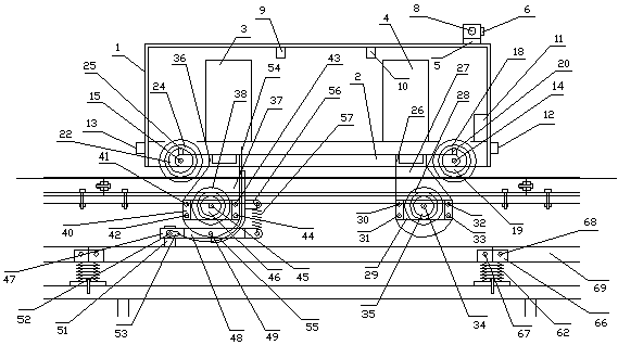 Automatic driving mass transportation trolley