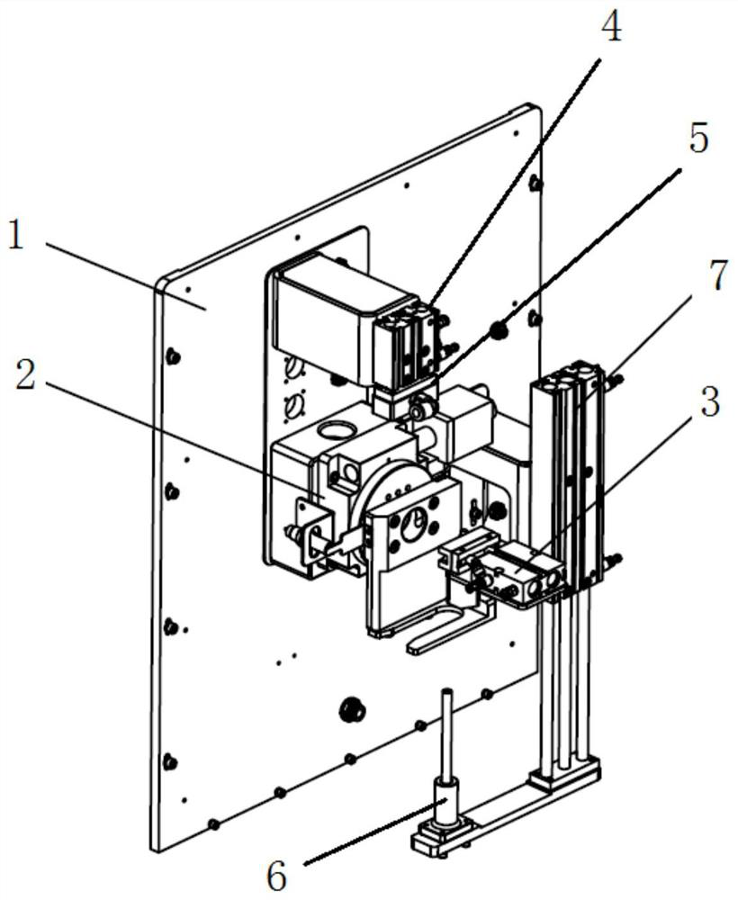 Falling device cleaning mechanism