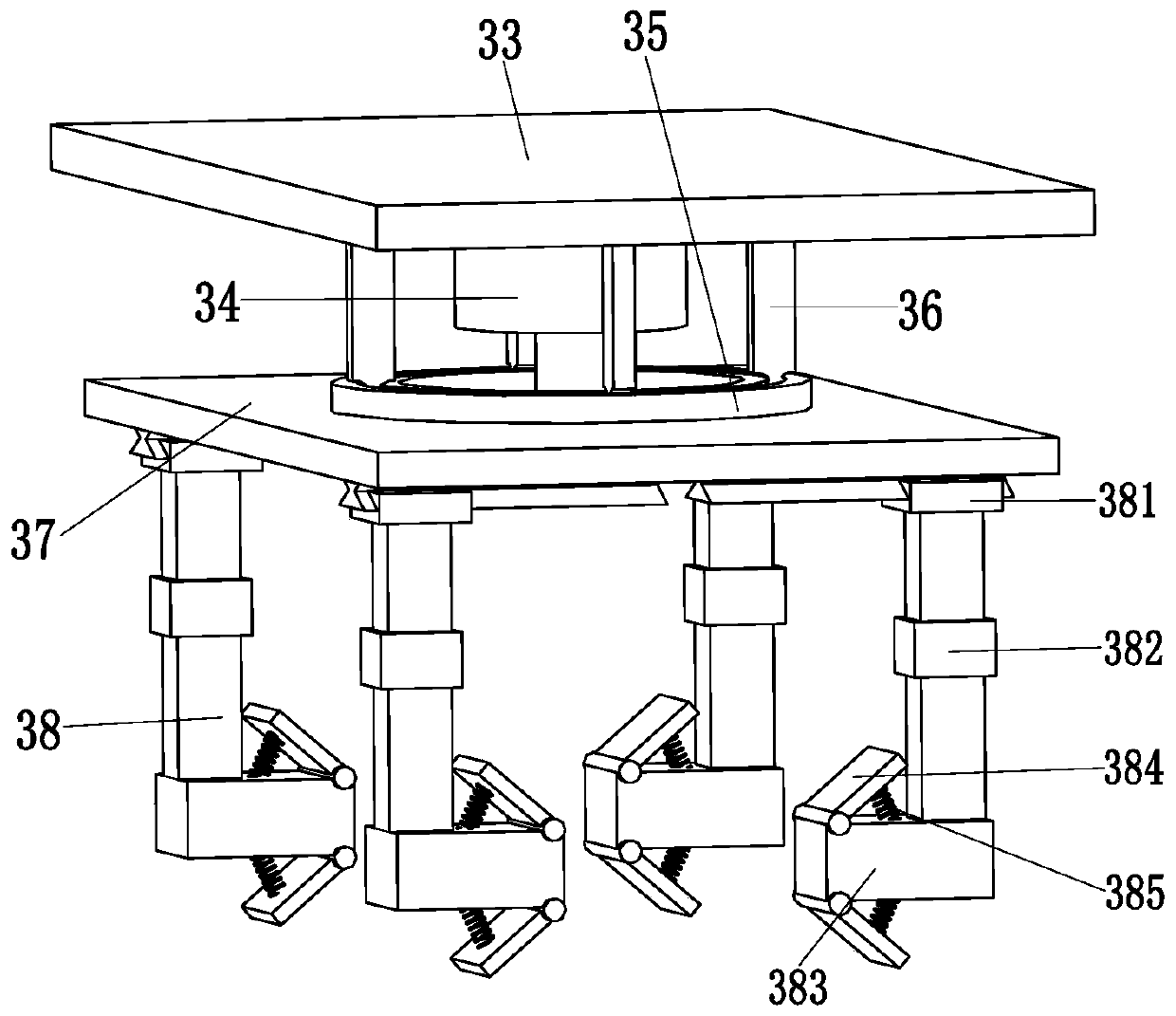 A multi-angle automatic placement equipment for steel structures