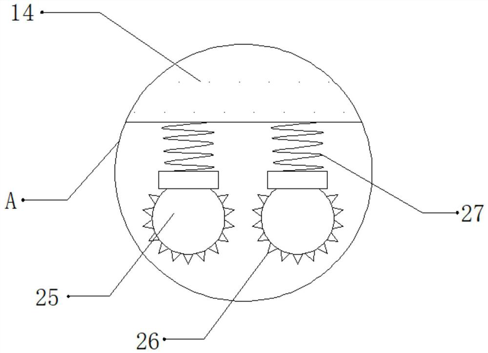 Ditch cleaning device for agricultural planting