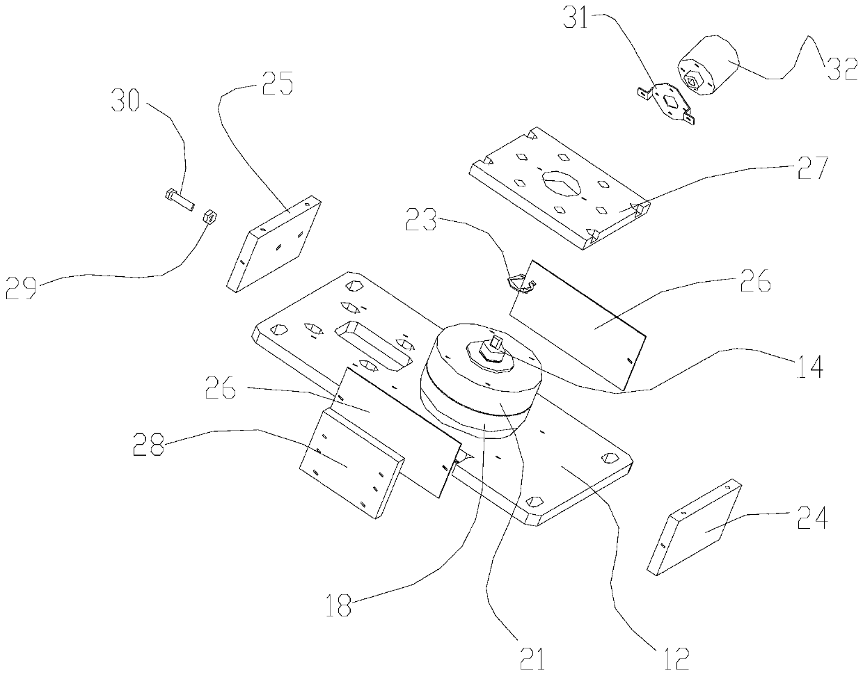 Full-automatic three-roller brake machine core