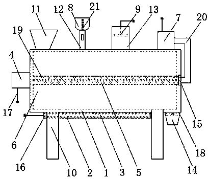 Walnut stir-frying apparatus