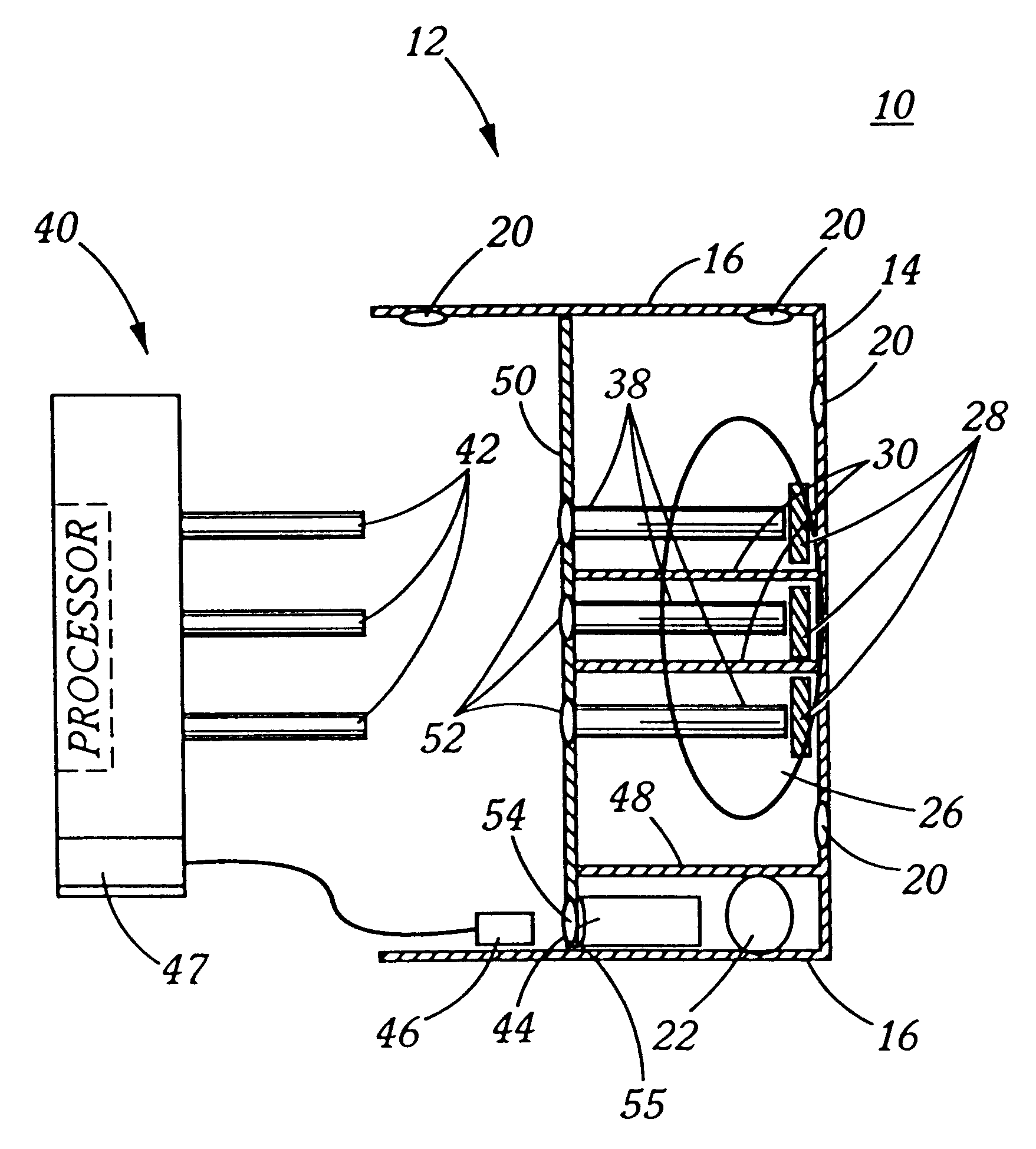 Smart modular receptacle and system