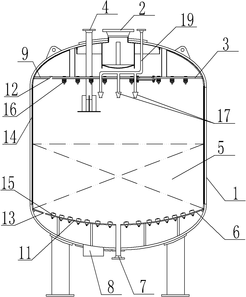 Ion exchange equipment