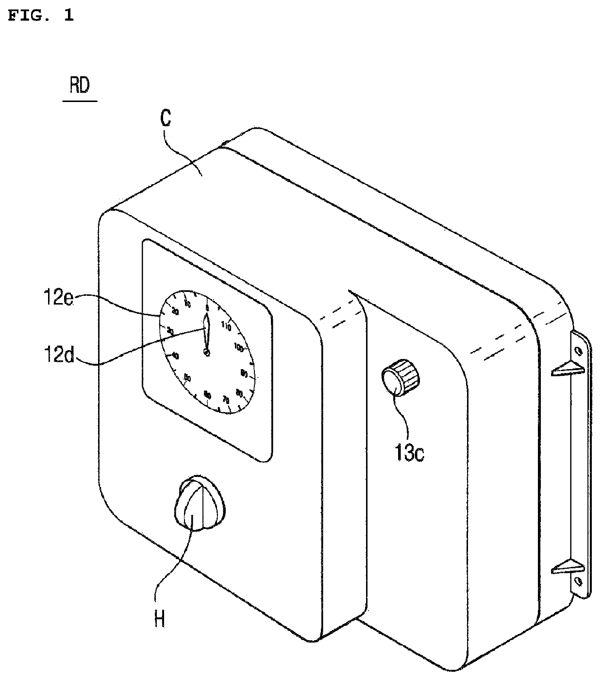 Rotational force generating device using clock spring