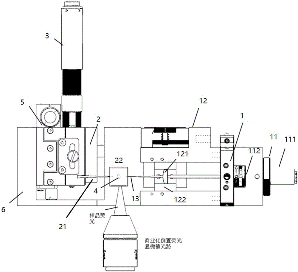 Light sheet microscopic imaging conversion apparatus