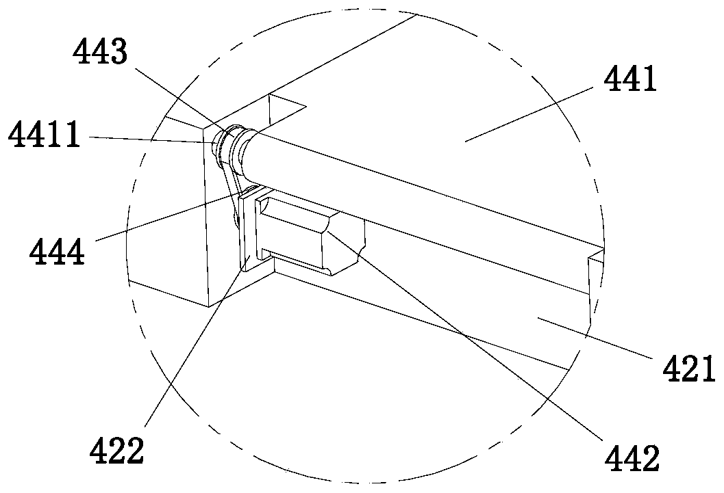 Production device of hair template