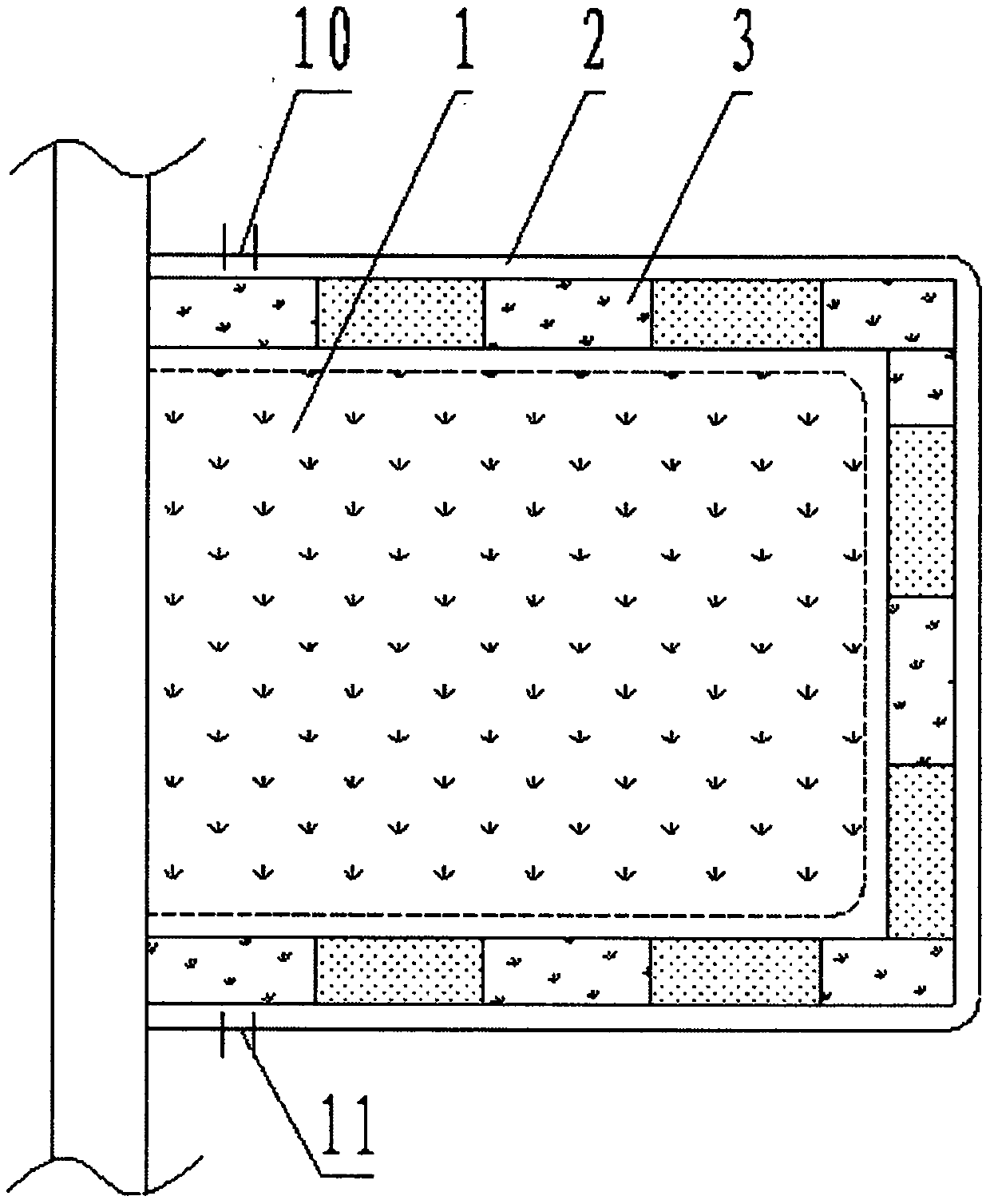 Green three-dimensional planting method of rice and shrimp symbiotic defense against natural enemies