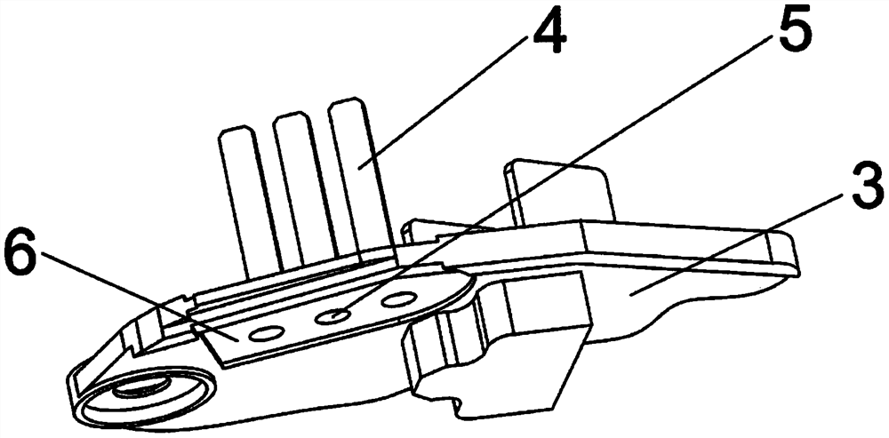 Repairing method of plastic support