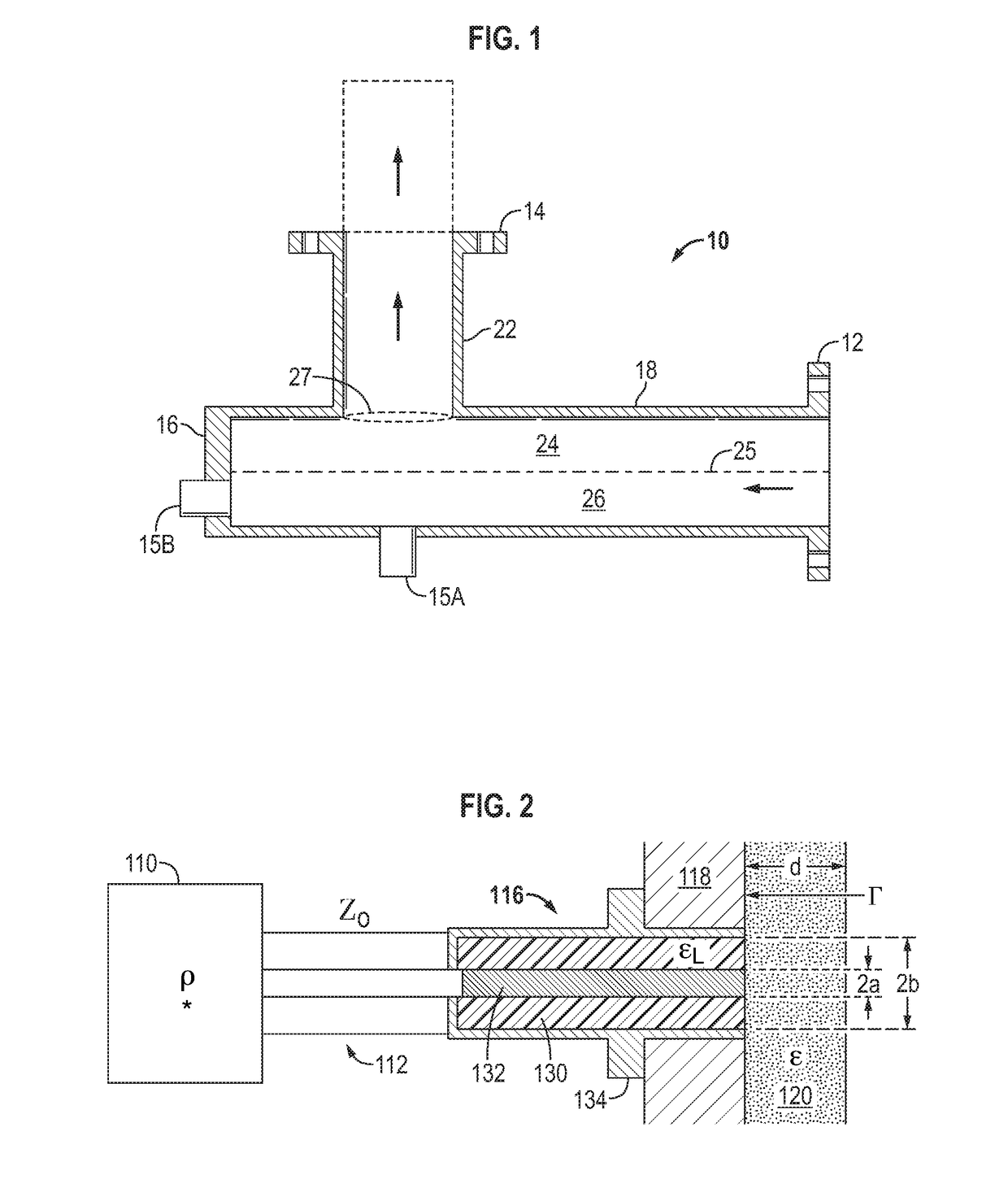 Compact microwave water-conductivity probe with integral second pressure barrier