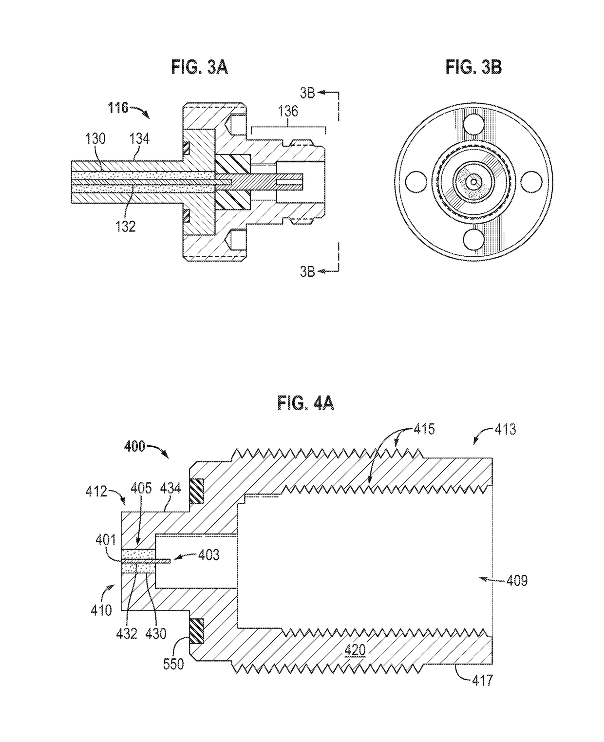 Compact microwave water-conductivity probe with integral second pressure barrier