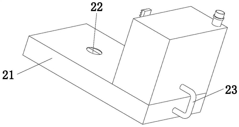 Surface paint spraying device for tubular hardware processing