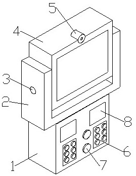 Bedside visual beeper and visual calling system