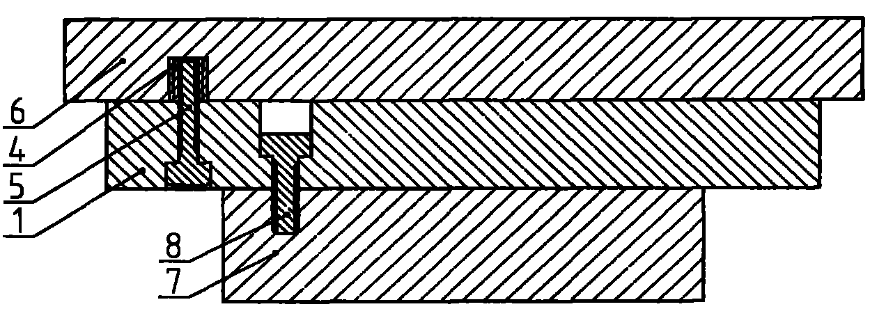 Heating plate mounting implement and using method